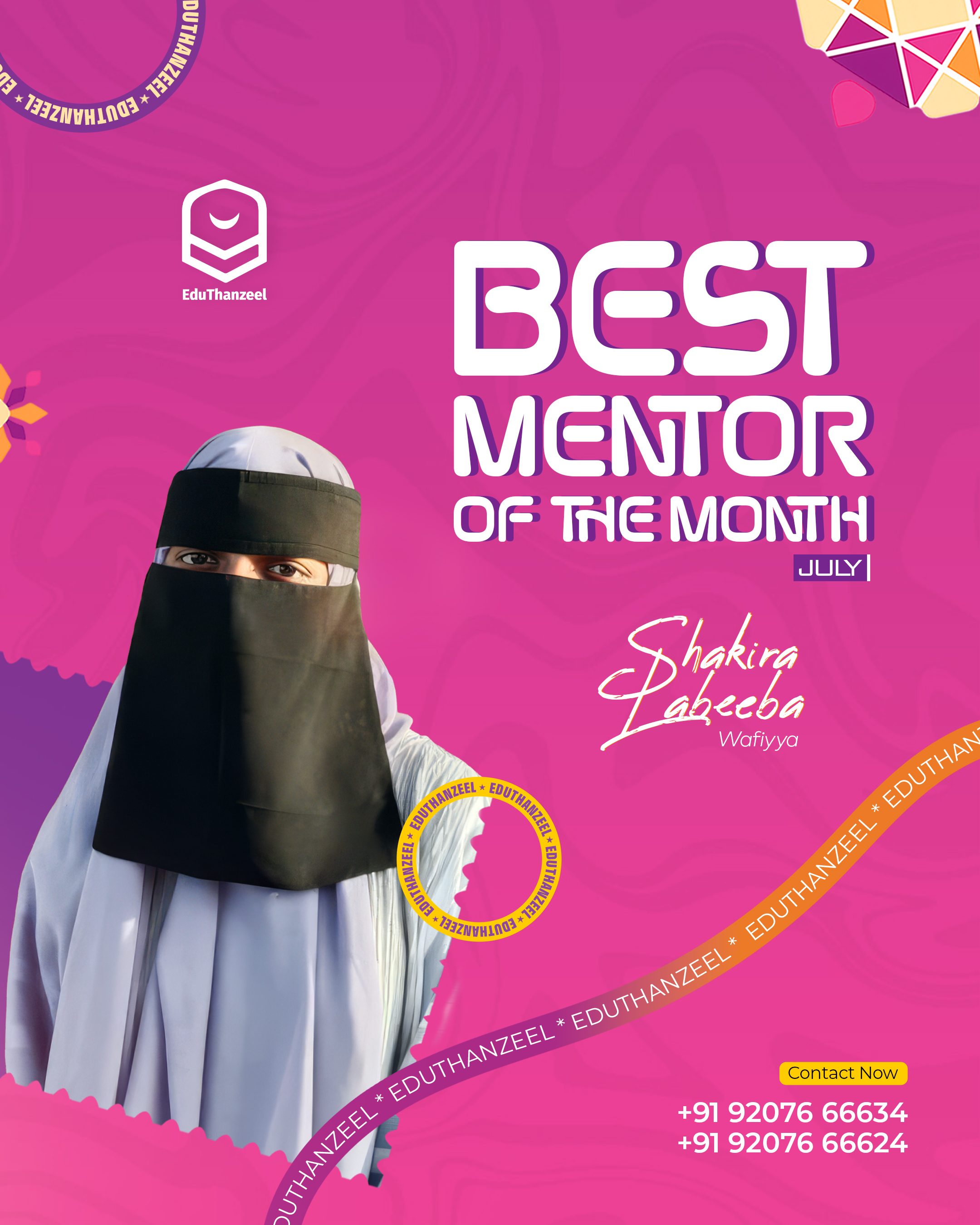 🌟 BEST MENTOR OF THE MONTH – JULY