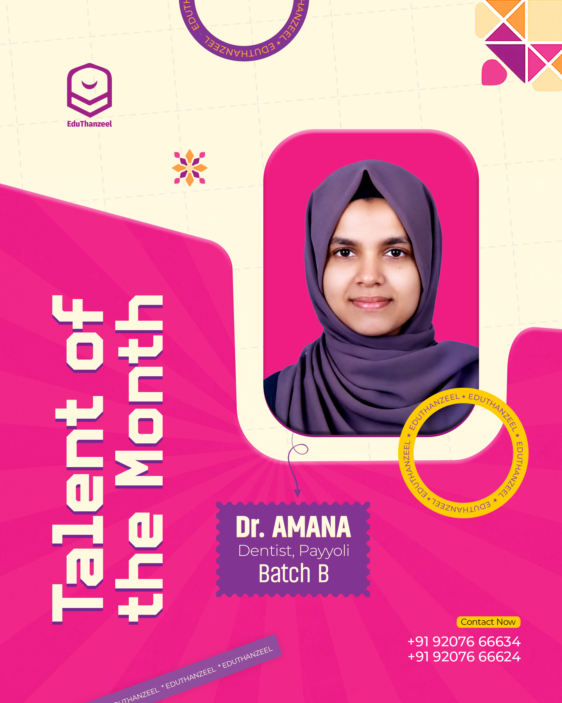 Talent of the Month – July | Batch B