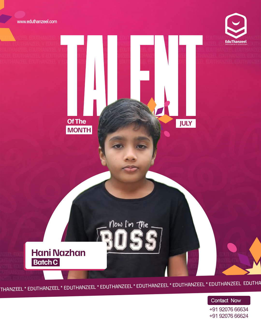 Talent of the Month – July | Batch C