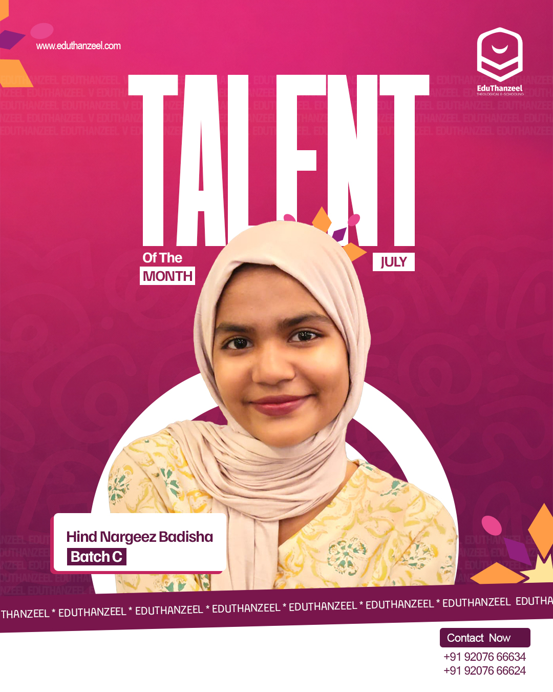Talent of the Month – July | Batch C