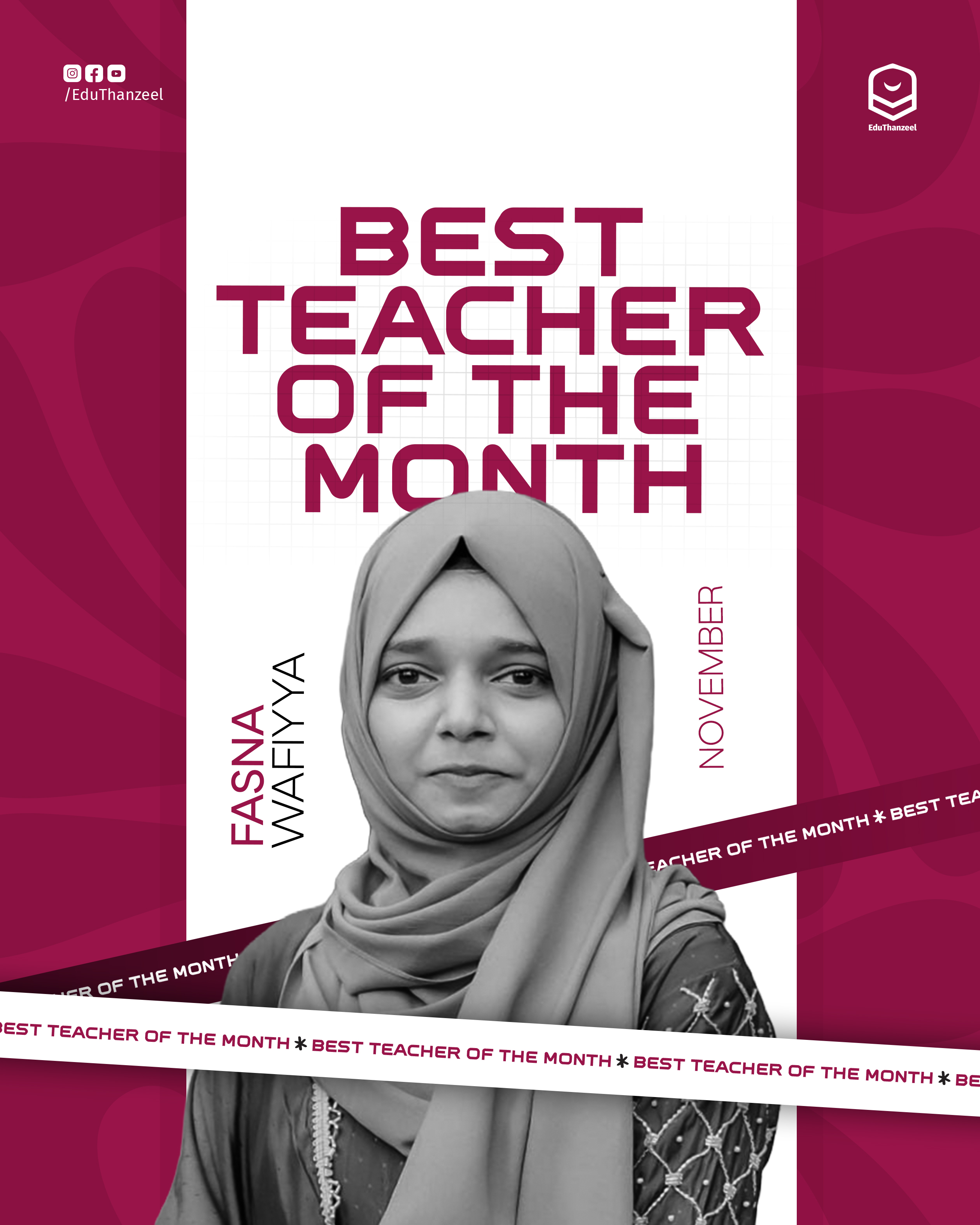 BEST TEACHER NOVEMBER